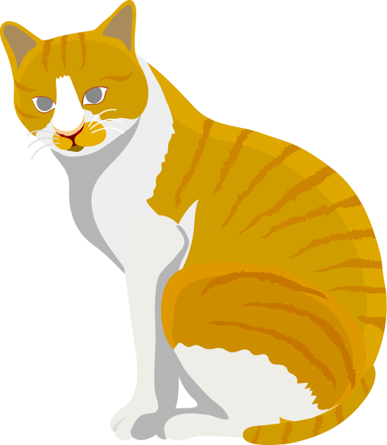 猫の無料素材 イラストポップ 素材 可愛らしい猫のイラスト アイコン クリップアート素材まとめ Naver まとめ