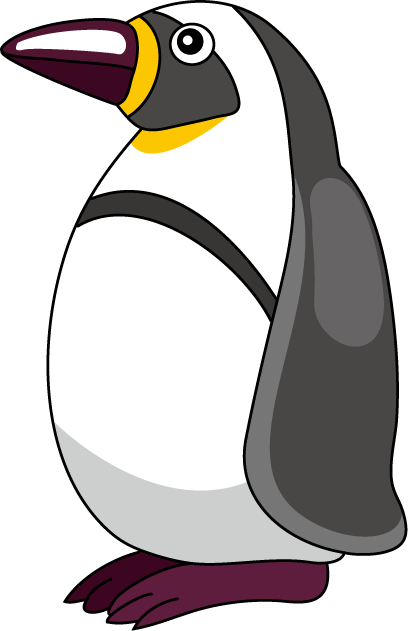 フクロウとペンギンの無料素材 イラストポップ かわいい ペンギンのイラスト画像 Naver まとめ