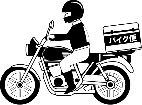 業務用バイク-15イラスト