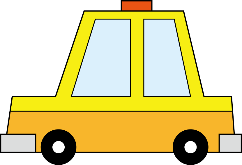クルマNo02タクシーイラスト