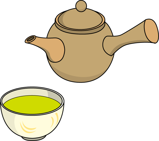 ソフトドリンク18-お茶 イラスト