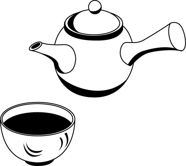 ソフトドリンク18-お茶 イラスト