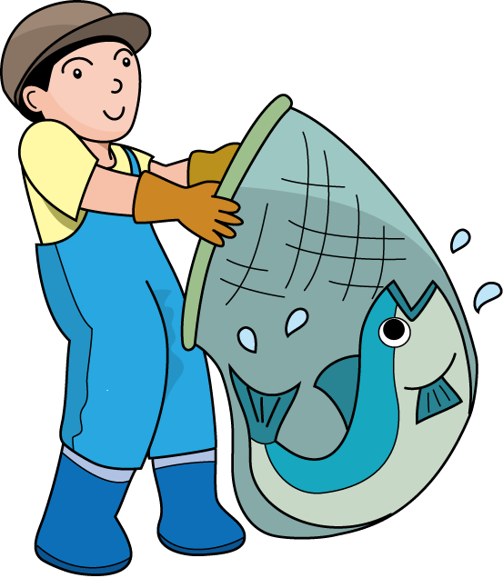 clipart catching a fish - photo #25
