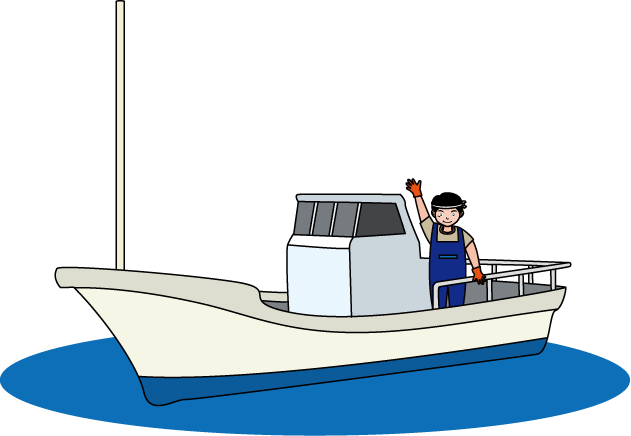漁業29-漁船 イラスト