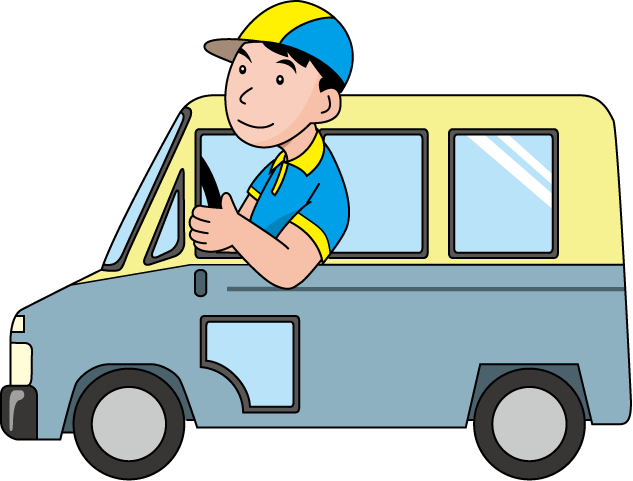 delivery driver clipart - photo #1