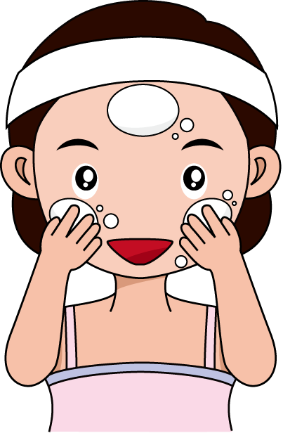 化粧06-洗顔フォーム イラスト