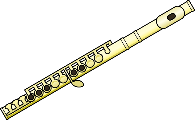 木管楽器 No06フルートイラスト