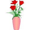 バラの花のイラスト