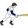 スポーツイラスト−野球