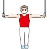 スポーツイラスト−器械体操