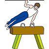 スポーツイラスト−器械体操
