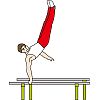 スポーツイラスト−器械体操