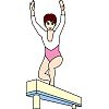 スポーツイラスト−器械体操