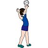 スポーツイラスト−バレーボール