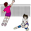 スポーツイラスト−バレーボール