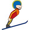 スポーツイラスト−ウインタースポーツ