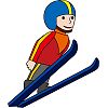 スポーツイラスト−ウインタースポーツ