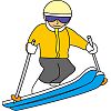 スポーツイラスト−ウインタースポーツ
