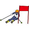 スポーツイラスト−ウインタースポーツ