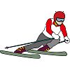スポーツイラスト−ウインタースポーツ