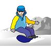 スポーツイラスト−ウインタースポーツ