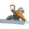 スポーツイラスト−ウインタースポーツ
