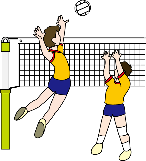 play volleyball clipart - photo #37