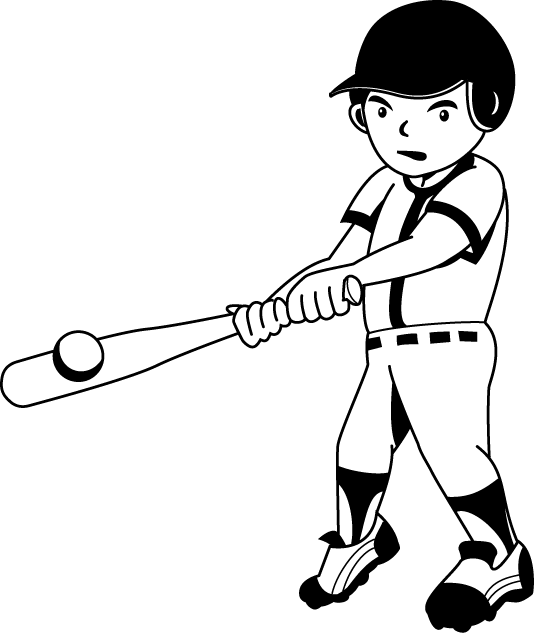 野球25-打撃 イラスト
