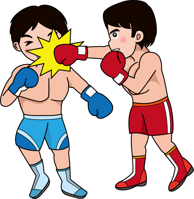 ボクシング26-ヒットイラスト