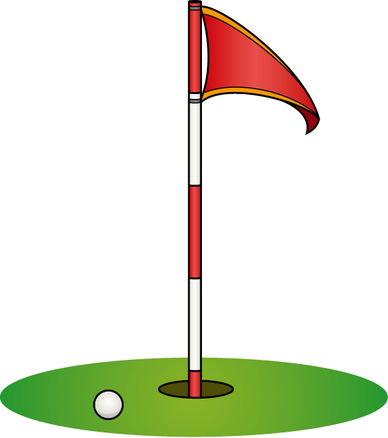 free clip art golf flag - photo #27