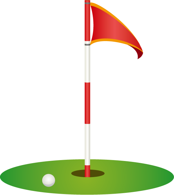 free clip art golf flag - photo #4