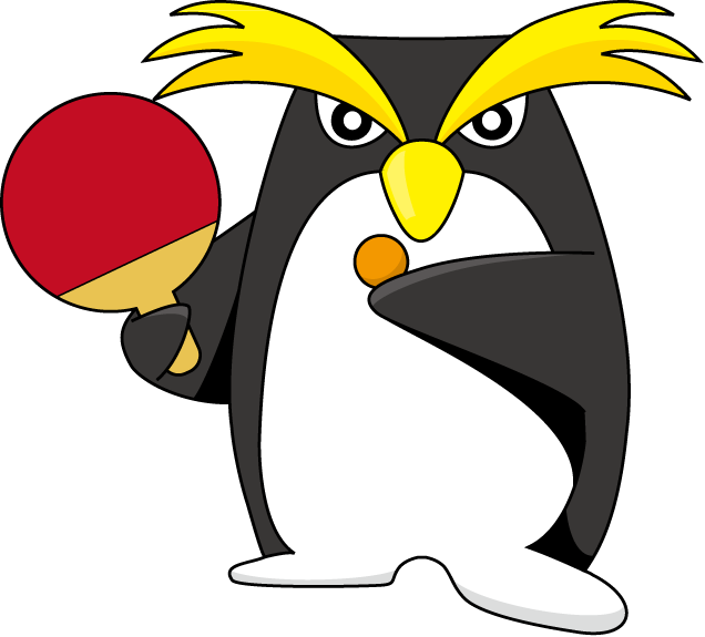 卓球28-ペンギン イラスト