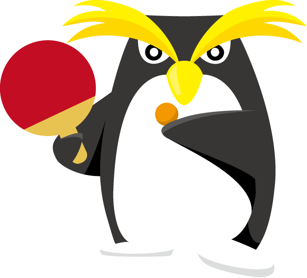 卓球28-ペンギン イラスト