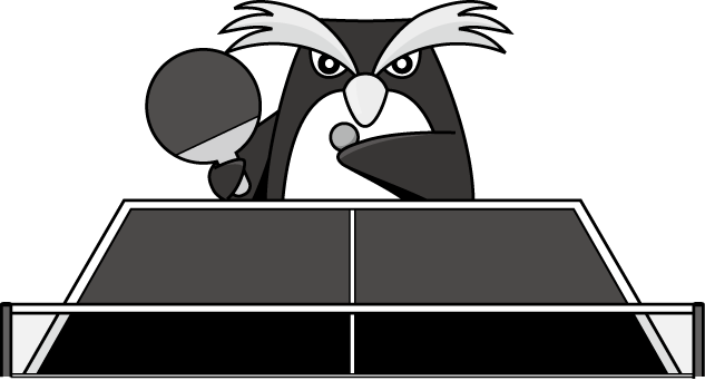 卓球30-ペンギン イラスト
