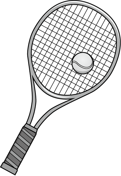 テニス07-ラケット イラスト