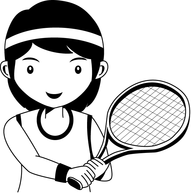 テニス30-グリップ イラスト