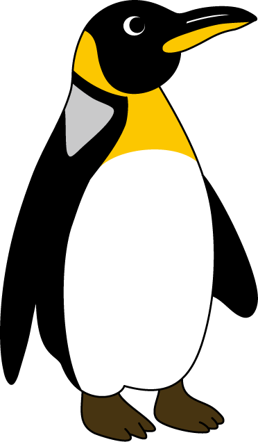 動物素材もイラストポップ No01ペンギンのイラストが無料