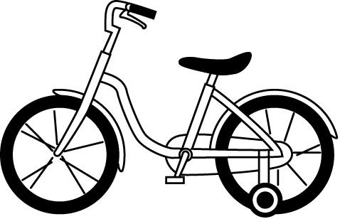 自転車 17 乗り物のイラスト素材 イラストポップ