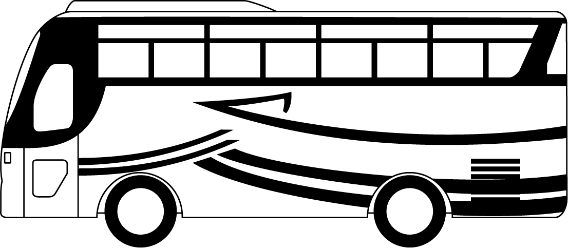 バス 18 乗り物のイラスト素材 イラストポップ
