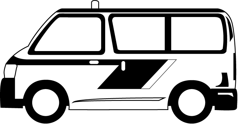 タクシー 乗り物のイラスト素材 イラストポップ