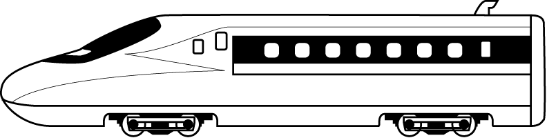 列車 03 乗り物のイラスト素材 イラストポップ