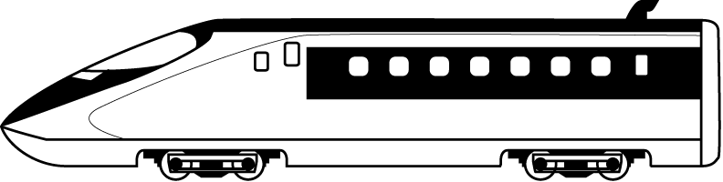 列車 07 乗り物のイラスト素材 イラストポップ