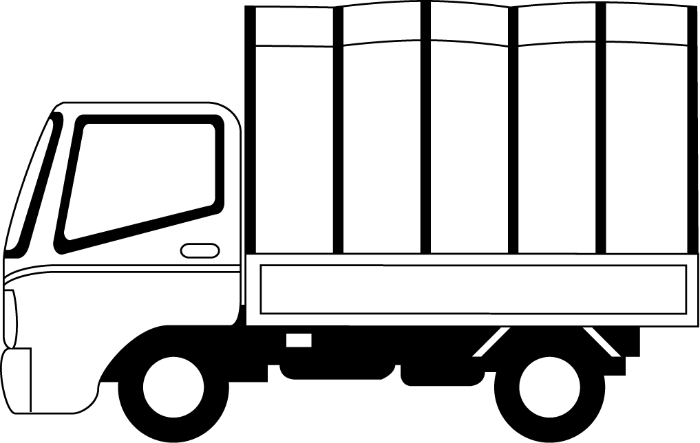 トラック 04 乗り物のイラスト素材 イラストポップ