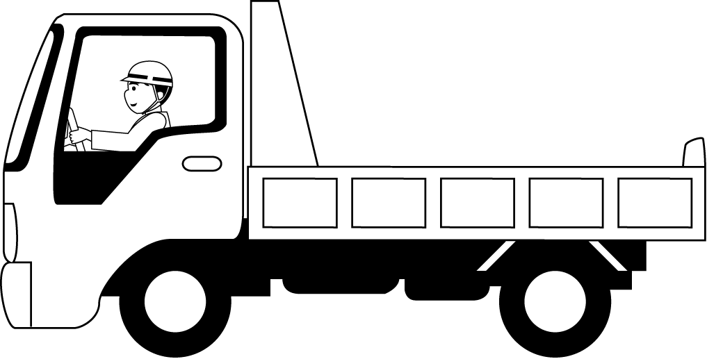 トラック 13 乗り物のイラスト素材 イラストポップ