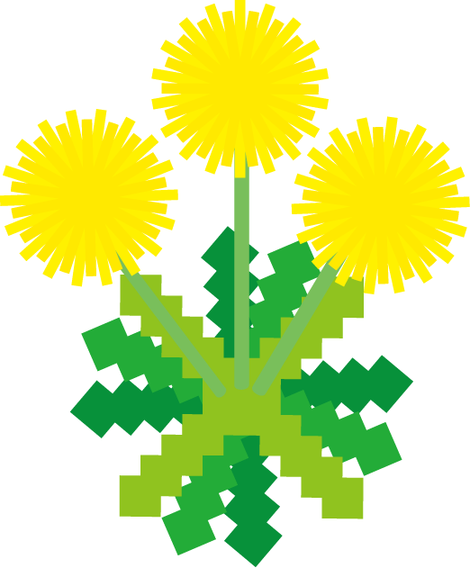 春の花3 07 たんぽぽ 花の無料イラスト素材 イラストポップ