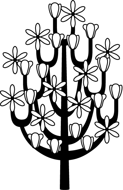 春の花3 04 こぶし 花の無料イラスト素材 イラストポップ