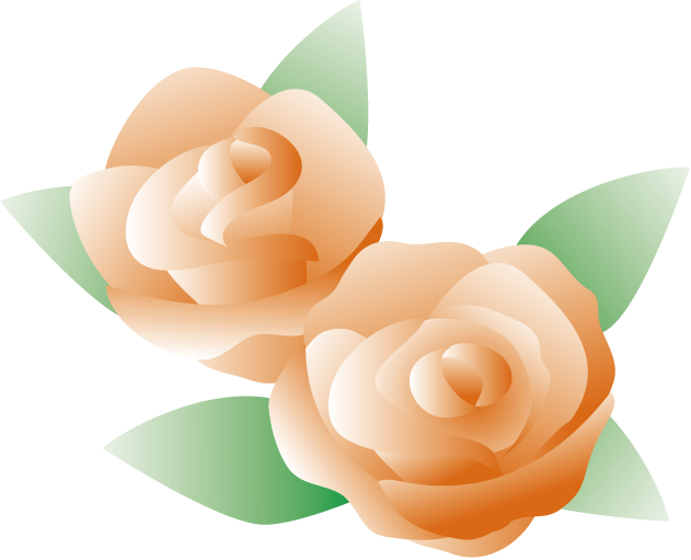 定番の花1 19 バラ 花の無料イラスト素材 イラストポップ