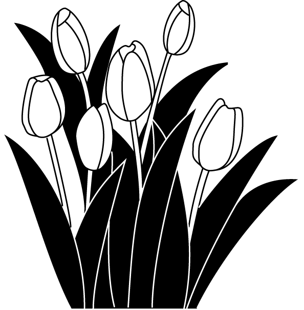 定番の花1 03 チューリップ 花の無料イラスト素材 イラストポップ