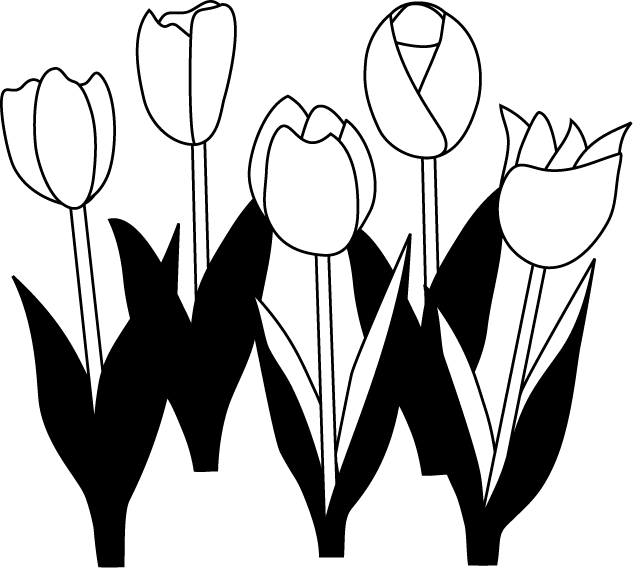 定番の花1 04 チューリップ 花の無料イラスト素材 イラストポップ