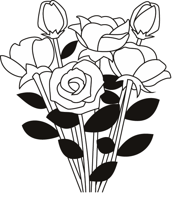 定番の花1 10 バラ 花の無料イラスト素材 イラストポップ